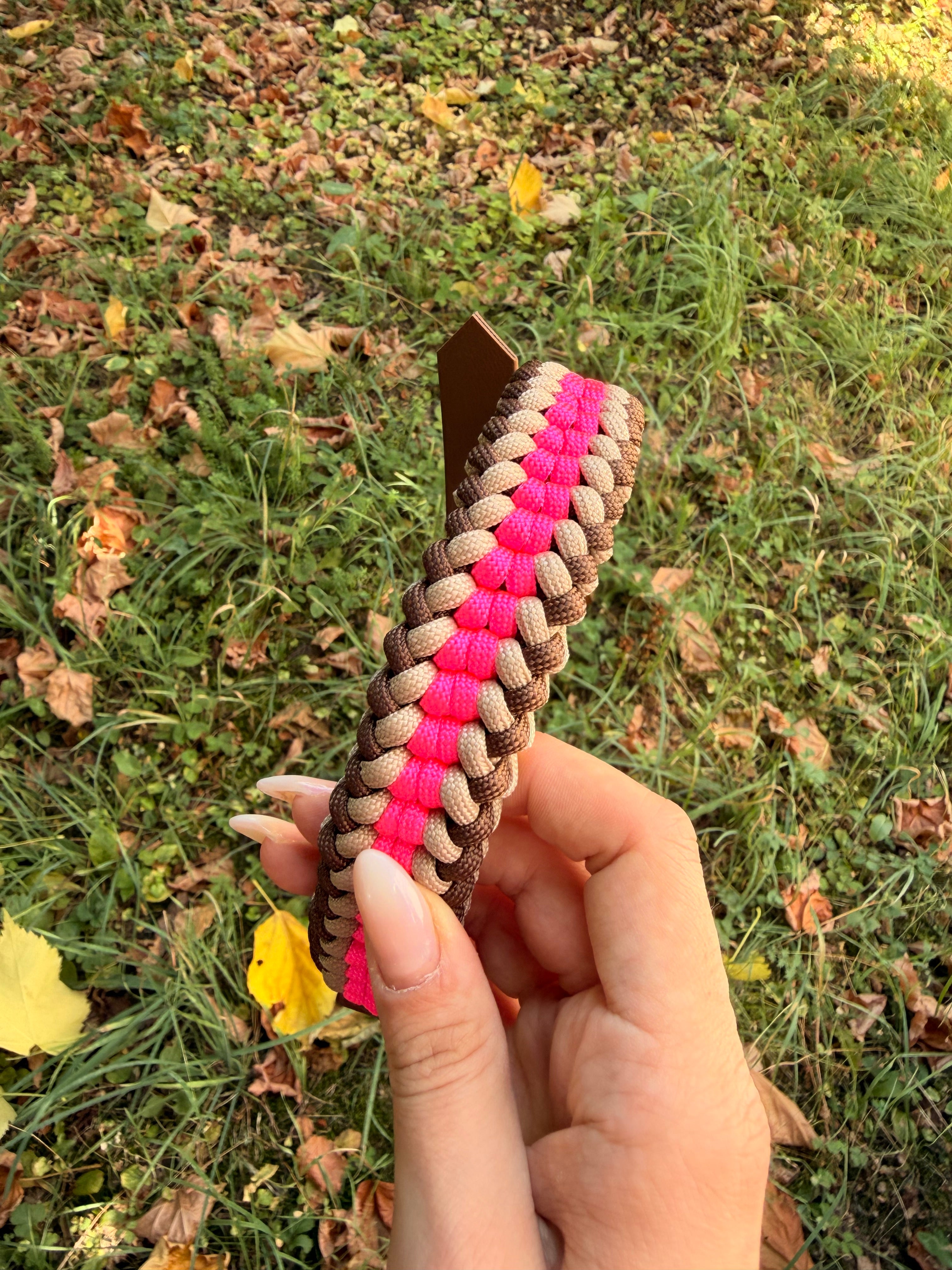 COLLARE intreccio CHERRY CHOCO